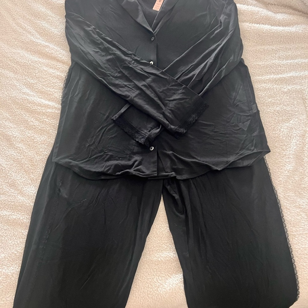 Victoria's Secret Black Pajama Set